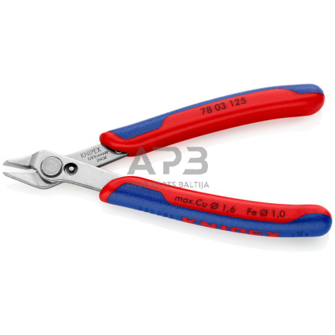 Precizinės elektronikos kirpimo replės 125mm KNIPEX 2