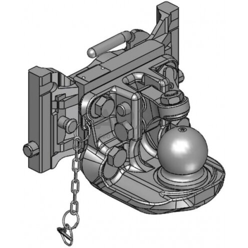 Priekabos prikabinimas su rutuliu 80 mm 311mm Scharmüller 056311420A11 1