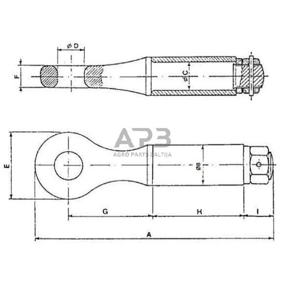 Priekabos sukabinimo kilpa apvali 14 t OTO18966 1