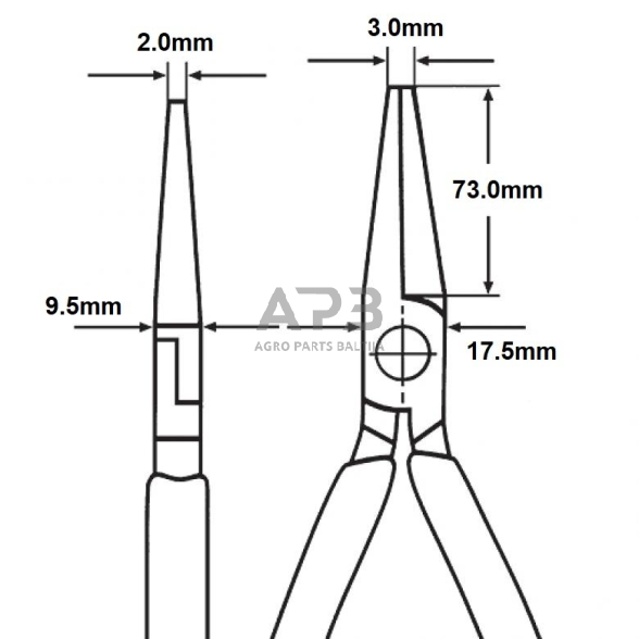 Prailgintos lenktos replės 200mm KNIPEX 3