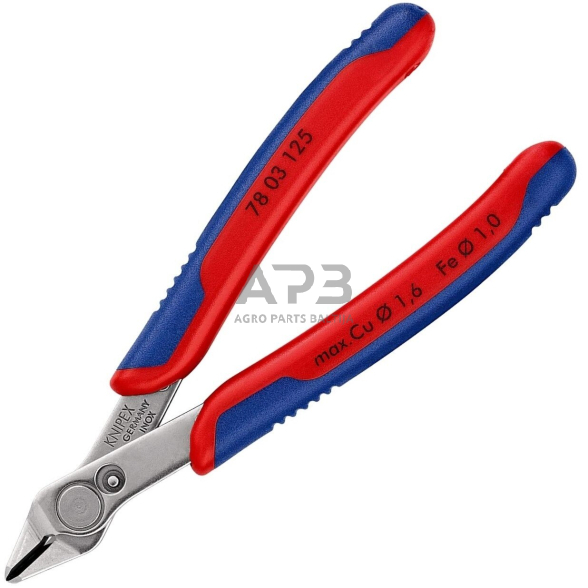 Precizinės elektronikos kirpimo replės 125mm KNIPEX 1