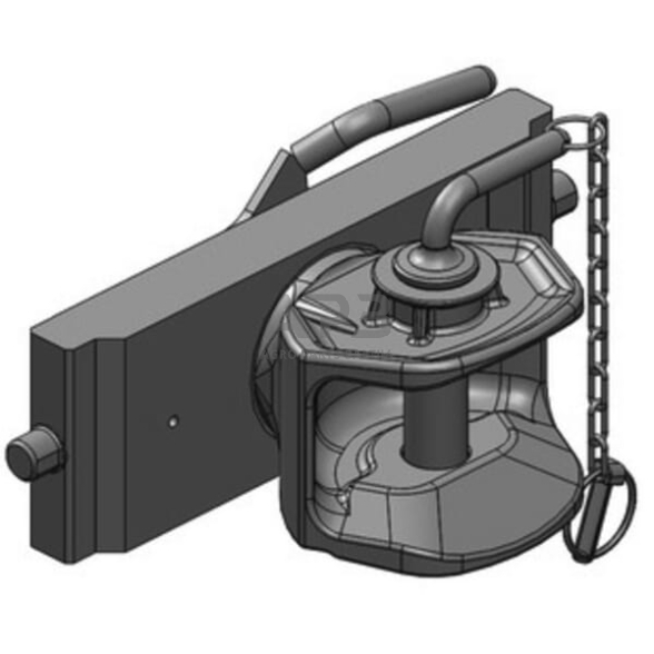 Priekabos prikabinimas rankinis 309mm Scharmüller 03309501A02 1