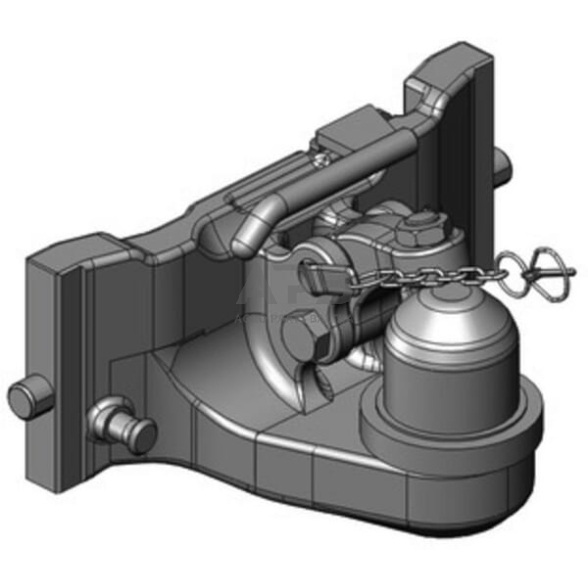 Priekabos prikabinimas su rutuliu K80 390mm Scharmüller 05639063A02 1