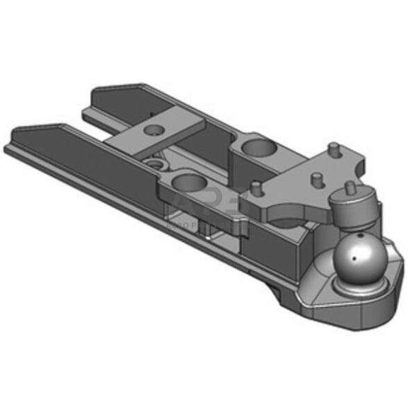 Priekabos prikabinimas su rutuliu K80 Scharmüller 00423000A02