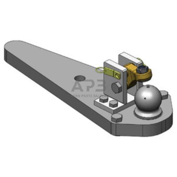 Priekabos sukabinimas su plokšte 80mm Scharmüller 009603100A11 1