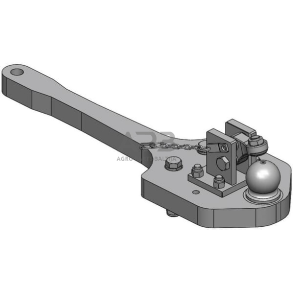 Priekabos sukabinimas su plokšte 80mm Scharmüller 0096031210A11 1