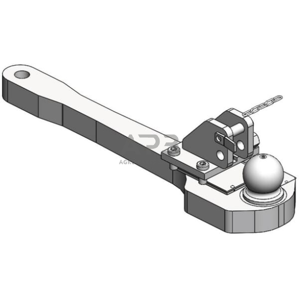 Priekabos sukabinimas su plokšte 80mm Scharmüller 009603130A11 1