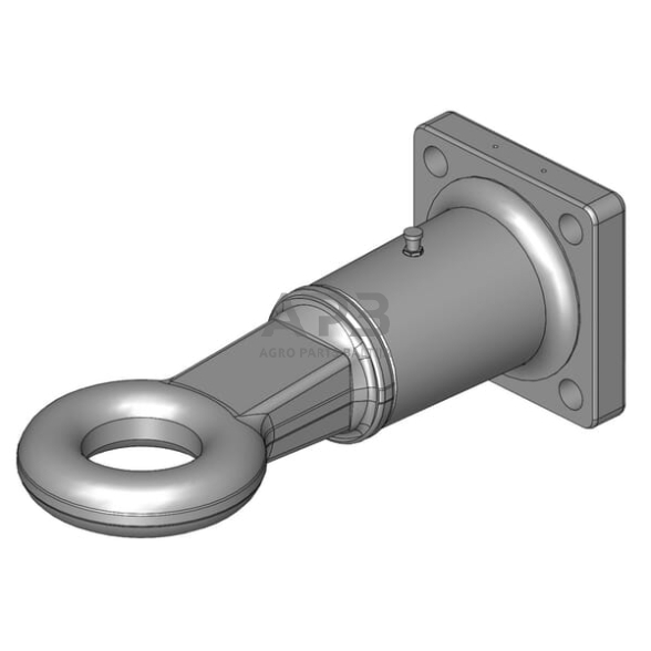 Priekabos sukabinimo kilpa su flanšu Scharmüller Ø76mm F3 160x160, 006656320A02