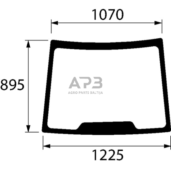 Priekinis kabinos stiklas 5089552N