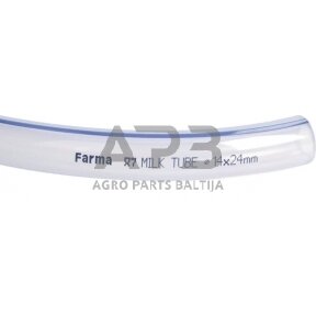 PVC pieno vamzdelis Farma 14/24, 0,8m 609005FA