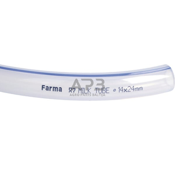 PVC pieno vamzdelis Farma 14/24, 0,8m 609005FA 1