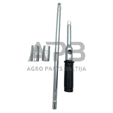 Rato raktas 1/2" su galvutėmis 17-19, 21-23mm