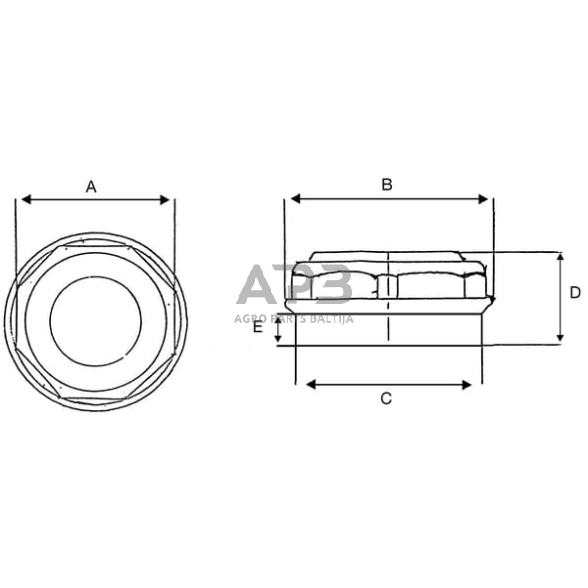 Rato stebulės dangtelis 100mm ADR 912T100 1