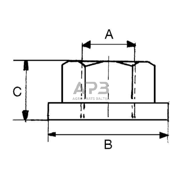 Rato veržlė M16x1.50 ADR 903D16 1