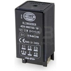 Relė Hella 12V, 6 kontaktų 4DN008768191