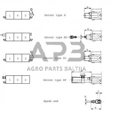 Remontinis komplektas 8CR SD 5, SD95A8CR