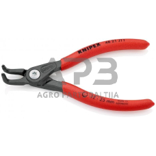 Replės vidiniams žiedams. Lenktos 130mm (Ø12-25mm) KNIPEX