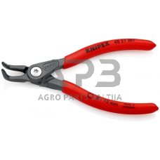 Replės vidiniams žiedams. Lenktos 130mm (Ø8-13mm) KNIPEX