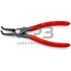 Replės vidiniams žiedams. Lenktos 165mm (Ø19-60mm) KNIPEX