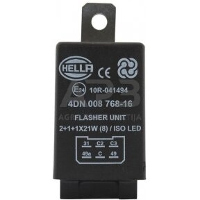 Relė Hella 12V, 6 kontaktų 4DN008768167