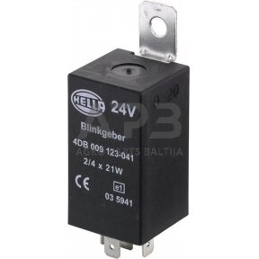 Relė Hella 24V, 4 kontaktų 4DB009123041