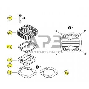 Remontinis komplektas Wabco 4111419262