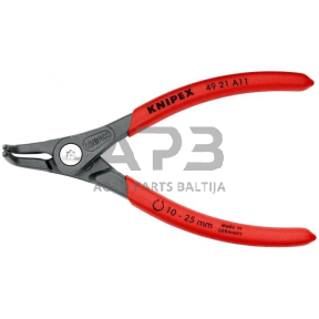 Replės išoriniams žiedams. Lenktos 130mm (Ø10-25mm) KNIPEX