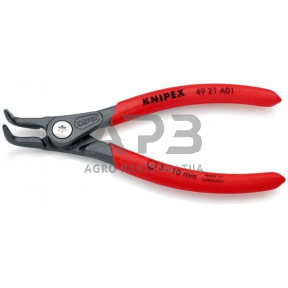 Replės išoriniams žiedams. Lenktos 130mm (Ø3-10mm) KNIPEX