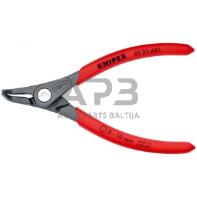 Replės išoriniams žiedams. Lenktos 130mm (Ø3-10mm) KNIPEX