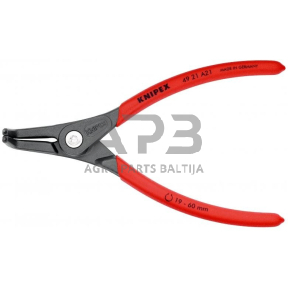 Replės išoriniams žiedams. Lenktos 165mm (Ø19-60mm) KNIPEX