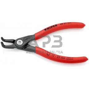 Replės vidiniams žiedams. Lenktos 130mm (Ø12-25mm) KNIPEX