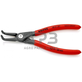 Replės vidiniams žiedams. Lenktos 165mm (Ø19-60mm) KNIPEX