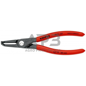 Replės vidiniams žiedams. Lenktos 165mm (Ø19-60mm) KNIPEX