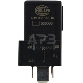 Relė Hella 12V, 6 kontaktų 4RV008188161 1