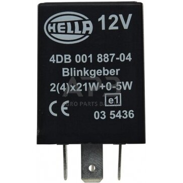 Relė Hella 12V, 4 kontaktų 4DB001887041 1