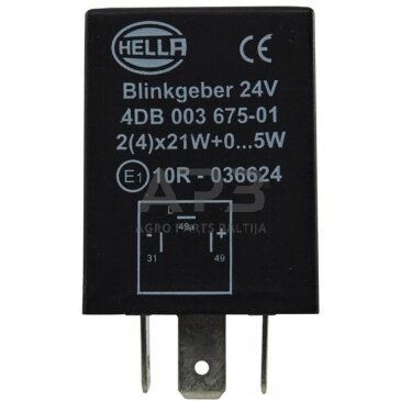 Relė Hella 24V, 3 kontaktų 4DB003675011 1