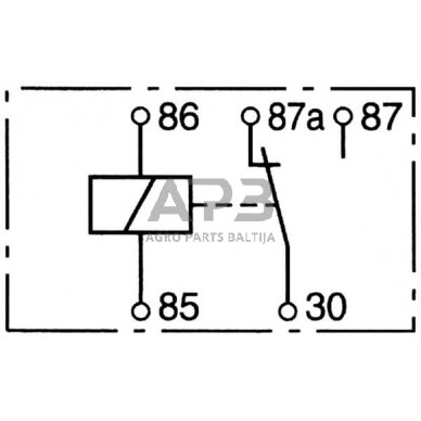 Relė Bosch 12V, 5 kontaktų 0332209150 2