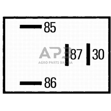 Relė Hella 12V, 4 kontaktų 4RA933766111 5
