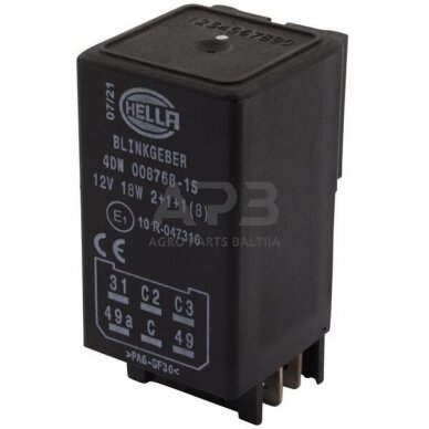 Relė Hella 12V, 6 kontaktų 4DN008768151