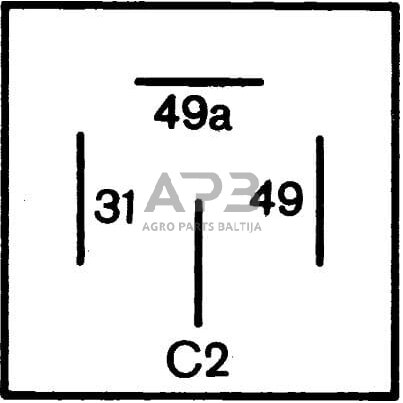 Relė Hella 24V, 4 kontaktų 4DM004639061 5