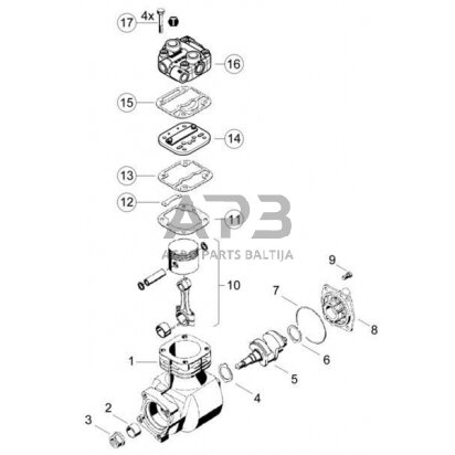 Remontinis komplektas Wabco 4111459212 2