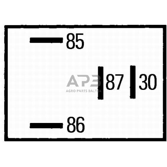 Relė Hella 12V, 4 kontaktų 4RA933766111 5