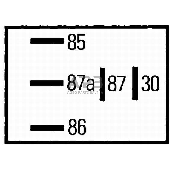 Relė Hella 12V, 5 kontaktų 4RD965453041 5
