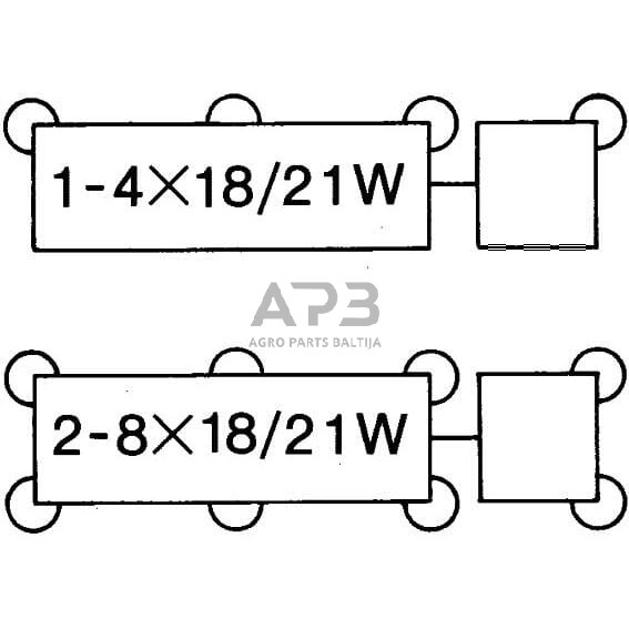 Relė Hella 12V, 4 kontaktų 4AZ003787081 2