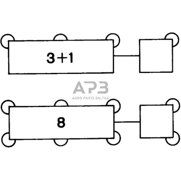 Relė Hella 12V, 4 kontaktų 4DW009492111 5