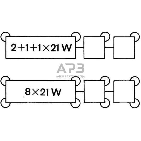 Relė Hella 12V, 6 kontaktų 4DN008768101 2