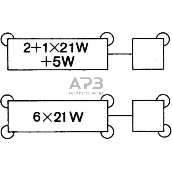 Relė Hella 24V, 4 kontaktų 4DM004639061 4