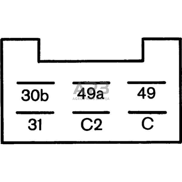 Relė Hella 24V, 6 kontaktų 4DM003944091 5