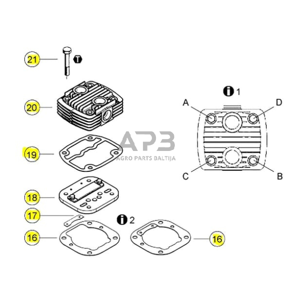 Remontinis komplektas Wabco 4111419262 1