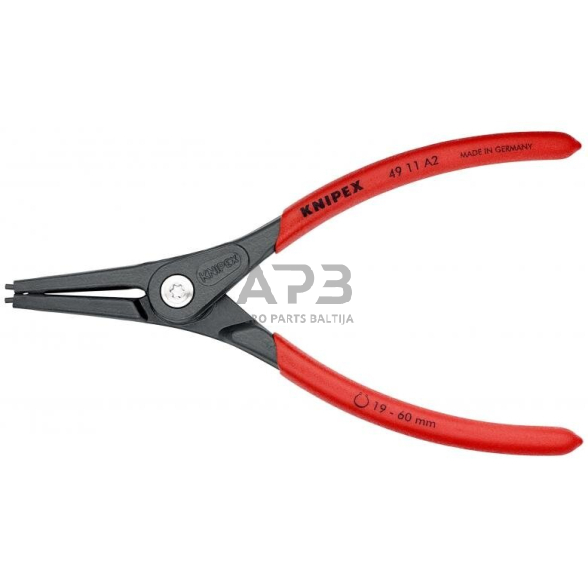 Replės išoriniams žiedams 180mm (Ø19-60mm) KNIPEX